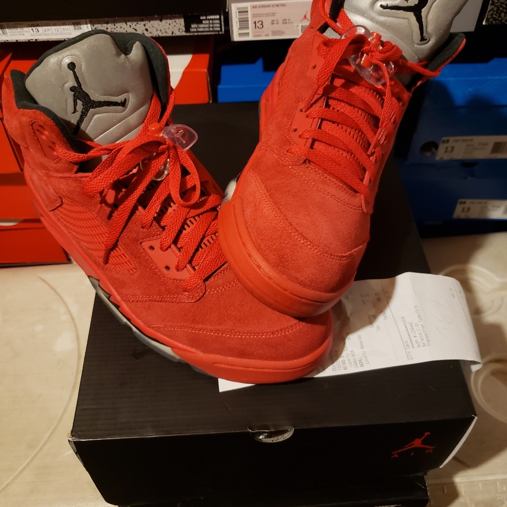 Jordan 5 Retro suede
